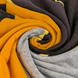 Фото №4 з 7 товару Універсальний трикотажний чохол на стілець Orange Abstraction 041 Love You 83171