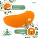 Фото №2 из 12 товара Подушка-валик для йоги и медитации с гречневой шелухой Ideia Оранжевая