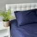 Фото №1 из 12 товара Жаккардовое постельное белье Сатин SoundSleep Stripe Sense Dark Blue Темно-синее