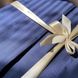 Фото №9 из 12 товара Жаккардовое постельное белье Сатин SoundSleep Stripe Sense Dark Blue Темно-синее