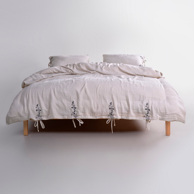 Фото Постельное белье Limasso Stonewashed Limasso Stonewashed Muslin Ira Natural Cream