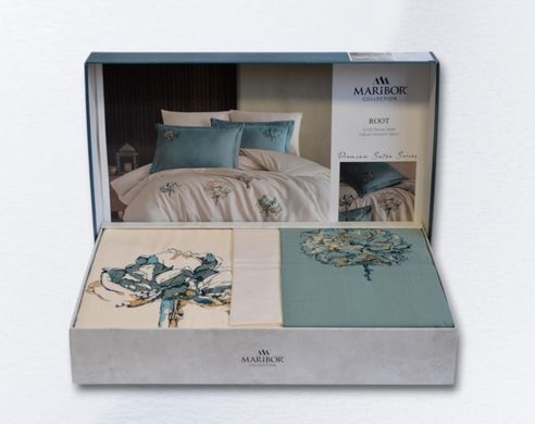 Фото Комплект постільної білизни Maribor Exclusive Satin Root Sampanya 40883