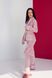 Фото №1 з 10 товару Жіночий Королівський домашній костюм Шаль Штани + Халат Рожева Пудра 065/21 рожева пудра бк
