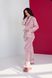 Фото №2 з 10 товару Жіночий Королівський домашній костюм Шаль Штани + Халат Рожева Пудра 065/21 рожева пудра бк
