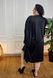 Фото №10 из 14 товара Женский Шелковый набор халат с широким рукавом и рубашка Черный 110, 120