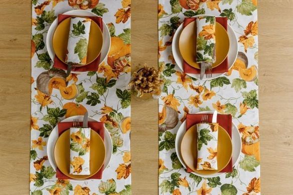 Фото Скатерть хлопковая Прованс Happy Fall