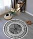 Фото №1 з 3 товару Бавовняний круглий килим Karaca Home Aramis Мультиколор