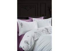 Фото Комплект постельного белья Dantela Vita Сатин с Вышивкой Lavender