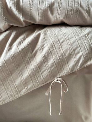 Фото Комплект постельного белья Вареный Хлопок Saheser Jacquard Lucca Krem