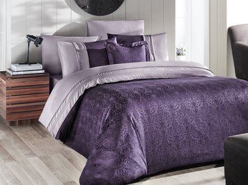 Фото Постільна білизна London Purple V.I.P Satin Moonlight First Choice Сатин Жакард 1937-10