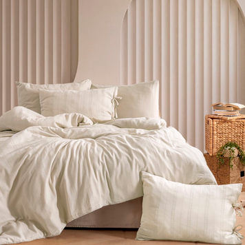 Фото Комплект постельного белья Pupilla Natural Series Erica Bej