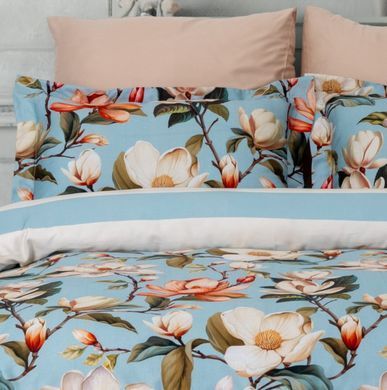 Фото Комплект постільної білизни Prima Casa Digital Satin 100% Бавовна Magnolya Blue 40937