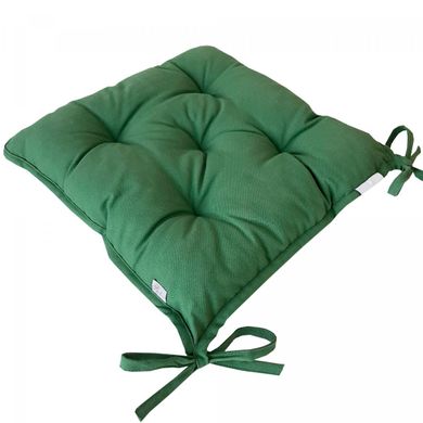 Фото Подушка декоративна для стільця Прованс Хвоя Однотонний Зелений