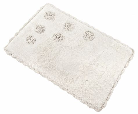 Фото Набір прямокутних килимків у ванну Irya 100% Бавовна Blossom Krem Крем