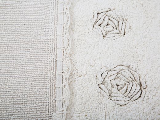 Фото Набір прямокутних килимків у ванну Irya 100% Бавовна Blossom Krem Крем
