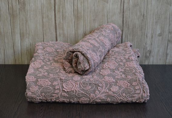 Фото Жакардовий чохол для кутового дивана Без Спідниці Roza Рожевий 32080