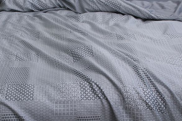 Фото Комплект постельного белья TAG Сатин Premium Gray Night