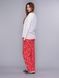 Фото №2 з 3 товару Жіночий комплект-піжама U.S. Polo Assn 15110 Реглан + Штанці Молочна