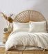 Фото №11 из 11 товара Комплект постельного белья Вареный Хлопок Saheser Jacquard Lucca Krem