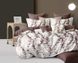 Фото №1 из 2 товара Комплект постельного белья ТМ TAG Сатин Шоколадные Листочки S543