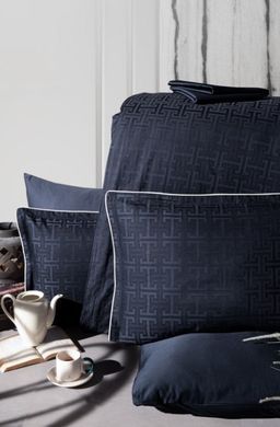 Фото Постільна білизна La Romano Premium Satin Єгипетська бавовна Rodel Navy Blue 41118 m019575
