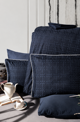 Фото Постільна білизна La Romano Premium Satin Єгипетська бавовна Rodel Navy Blue 41118 m019575