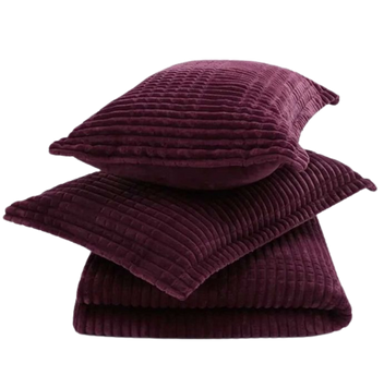Фото Покрывало с наволочками Merinos Modern Line Фиолетовое