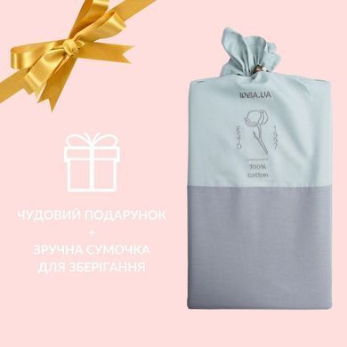 Фото Однотонне бавовняне простирадло Ideia Ранфорс 100% Бавовна Сірий 8-35307*002 8-35308*002 8-35309*002