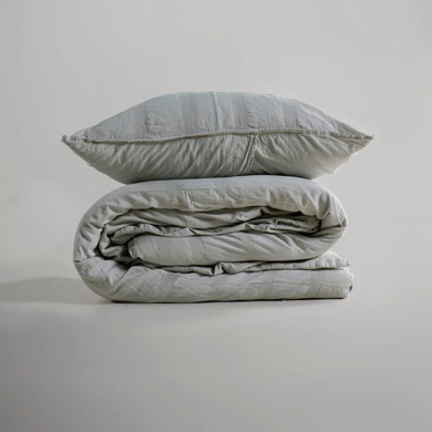 Фото Комплект постільної білизни Limasso Stonewashed Варена Бавовна Cassandra Natural Cream 41075