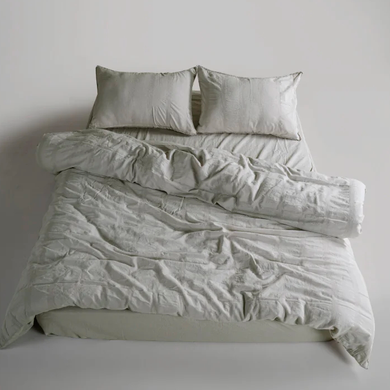 Фото Комплект постільної білизни Limasso Stonewashed Варена Бавовна Cassandra Natural Cream 41075