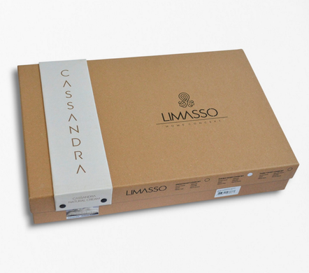 Фото Комплект постільної білизни Limasso Stonewashed Варена Бавовна Cassandra Natural Cream 41075