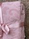 Фото №4 з 6 товару Жакардове махрове простирадло-покривало TAC 100% бавовна Lyon Pink Рожеве