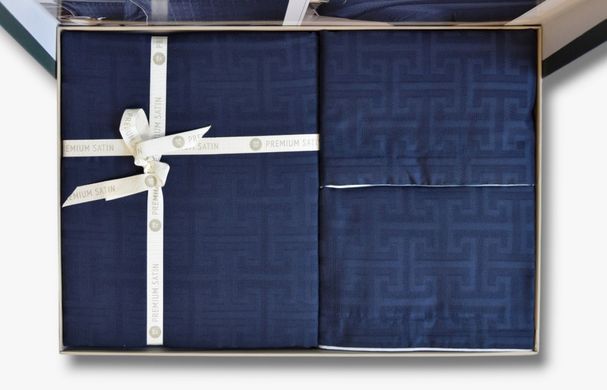 Фото Постільна білизна La Romano Premium Satin Єгипетська бавовна Rodel Navy Blue 41118 m019575