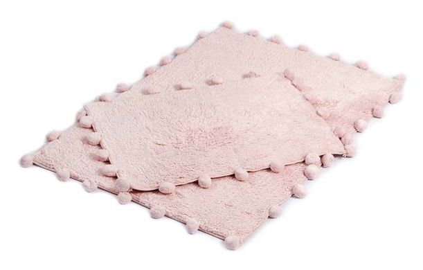 Фото Набір прямокутних килимків у ванну Irya Alya Pembe Рожевий