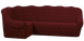 Фото №1 из 4 товара Жаккардовый чехол для углового дивана Без Юбки Turkey Бордовый