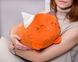 Фото №5 из 5 товара Подушка декоративная обнимашка Прованс Кошечка Оранжевая