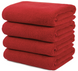 Фото №1 з 5 товару Рушник махровий Lotus Отель 100% Бавовна Червоний svt-2000022243094