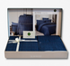 Фото №6 з 7 товару Постільна білизна La Romano Premium Satin Єгипетська бавовна Rodel Navy Blue 41118 m019575