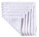 Фото №4 из 4 товара Набор белых сервировочных салфеток Iris Home Satin Stripe Сатин Страйп 100% Хлопок 6шт