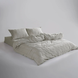 Фото №5 з 10 товару Комплект постільної білизни Limasso Stonewashed Варена Бавовна Cassandra Natural Cream 41075