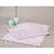 Фото №4 з 4 товару Набір прямокутних килимків у ванну Irya Alya Pembe Рожевий