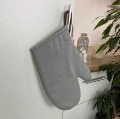 Фото Кухонна рукавиця-прихватка для гарячого Прованс Однотонний Сірий