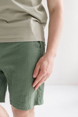 Фото Мужские шорты из Муслина V.Velika Зеленые