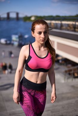 Фото Розовый топ для фитнеса Amakana Pink с широкими шлейками