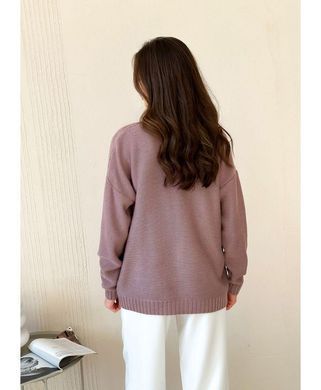 Фото Вязаный женский трикотажный кардиган Casual Сухая Роза