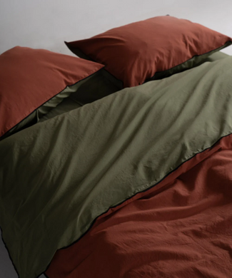 Фото Комплект постільної білизни Limasso Stonewashed Essualte Capulet Olive-Autumn