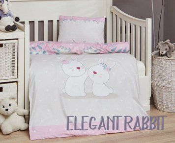 Фото Комплект білизни в дитяче ліжечко Charlotte Baby Elegant Rabbit 31893