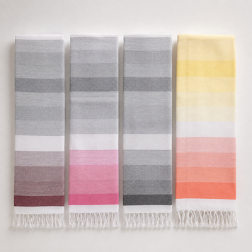 Фото Рушник пляжний Пештемаль 100% Бавовна Rainbow Stripe Turkish Towel  ВЕСЕЛКА
