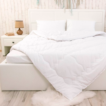 Фото Теплое шерстяное одеяло Руно Мечты Wool Comfort Белое