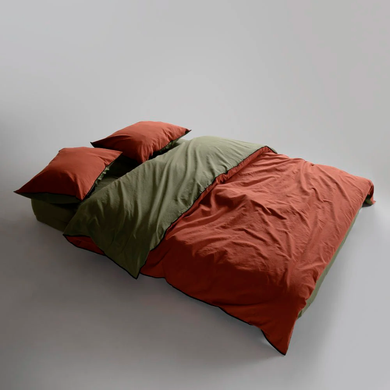 Фото Комплект постільної білизни Limasso Stonewashed Essualte Capulet Olive-Autumn